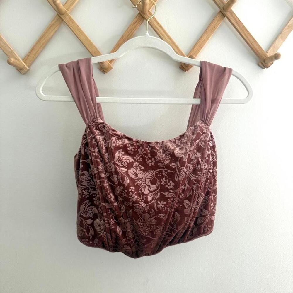 Altar'd State floral corset top
